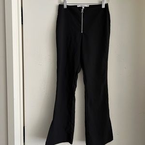 Lovers + Friends Black Trousers with Front Zipper